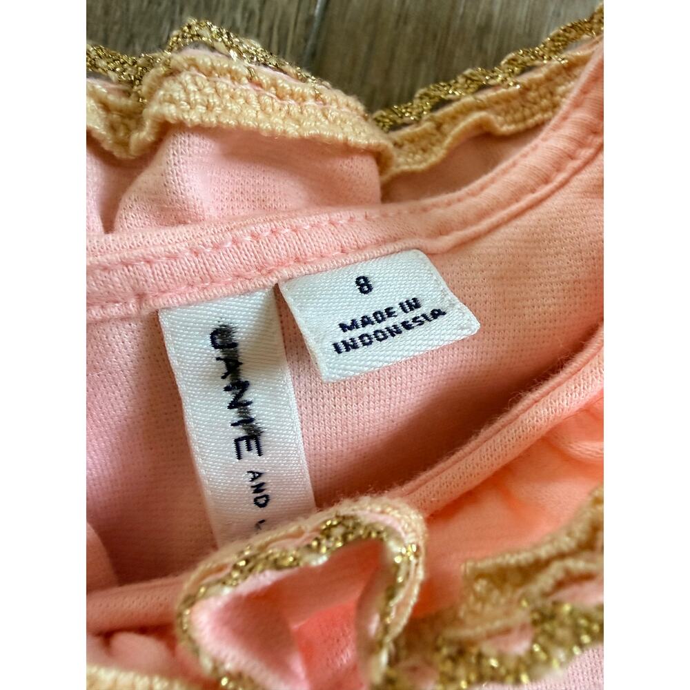 Janie and Jack Girls Pink Faux Fur Ponte Dress - Size 8 - Cozy & Chic - Picture 6 of 7